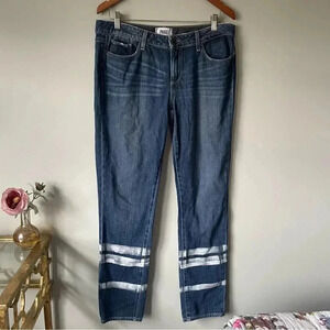 Anthropologie | PAIGE Verdugo Ankle  Painted Stripe Jeans